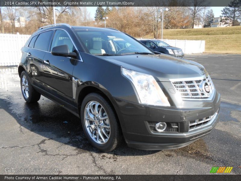 Graphite Metallic / Light Titanium/Ebony 2014 Cadillac SRX Performance