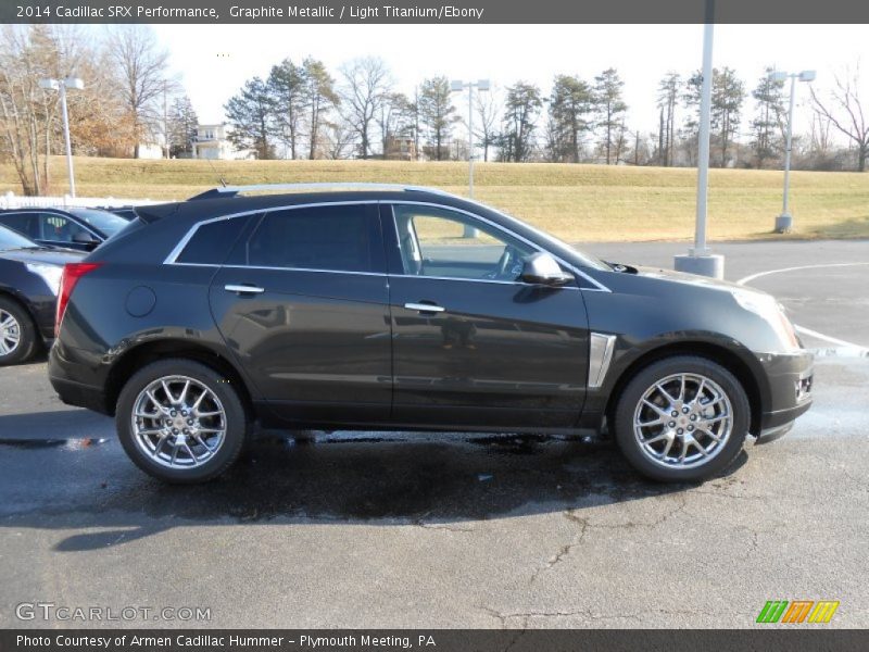 Graphite Metallic / Light Titanium/Ebony 2014 Cadillac SRX Performance