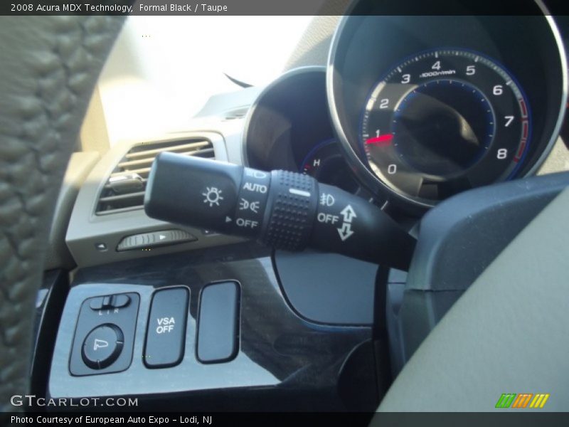 Formal Black / Taupe 2008 Acura MDX Technology