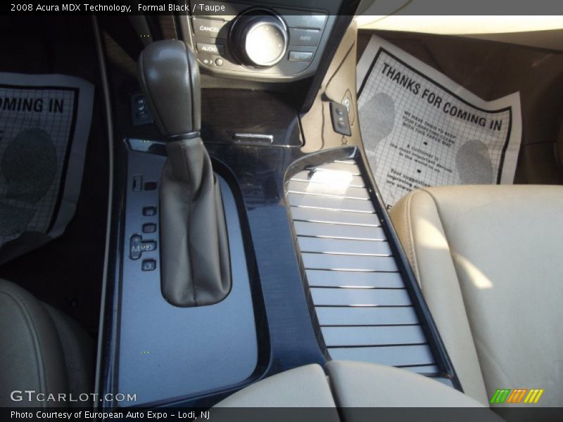 Formal Black / Taupe 2008 Acura MDX Technology