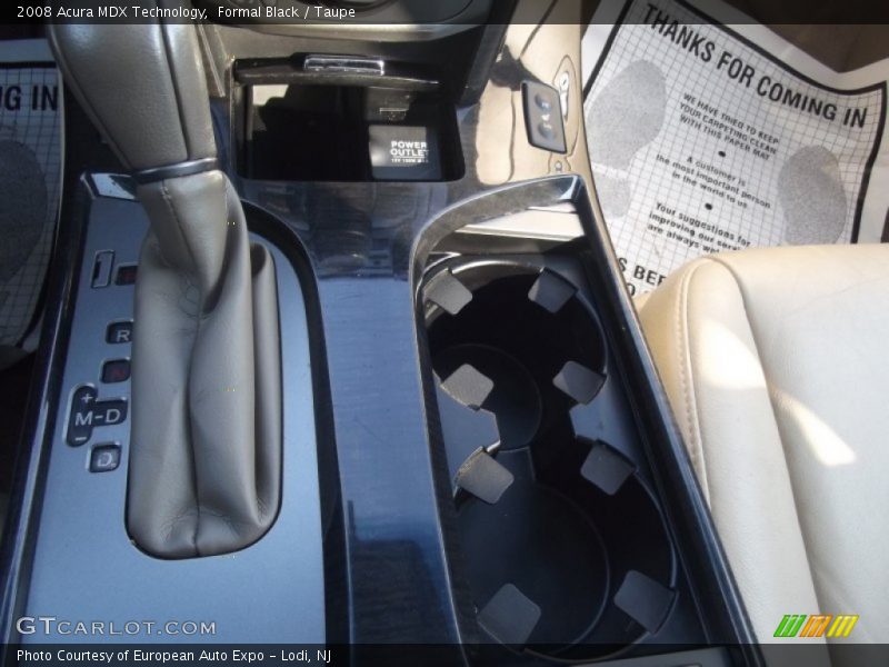 Formal Black / Taupe 2008 Acura MDX Technology