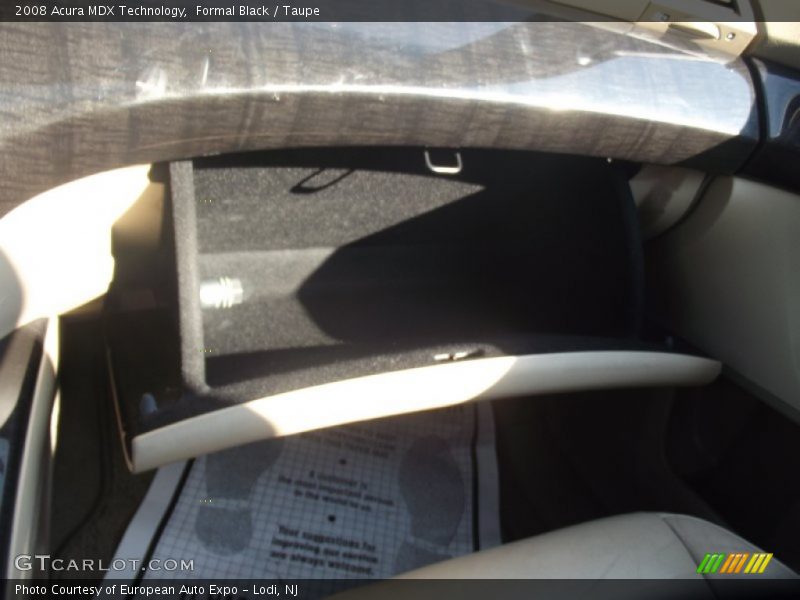 Formal Black / Taupe 2008 Acura MDX Technology
