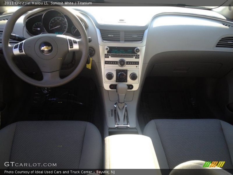 Summit White / Titanium 2011 Chevrolet Malibu LS