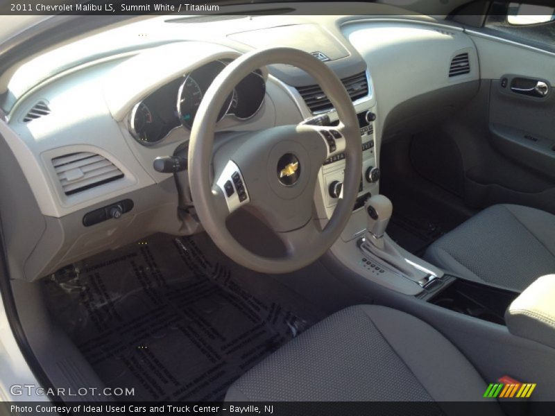 Summit White / Titanium 2011 Chevrolet Malibu LS