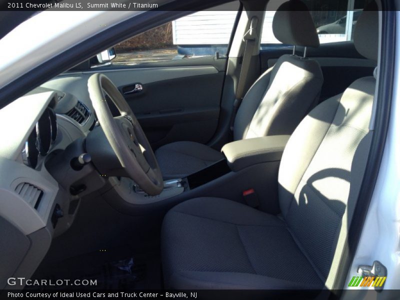 Summit White / Titanium 2011 Chevrolet Malibu LS