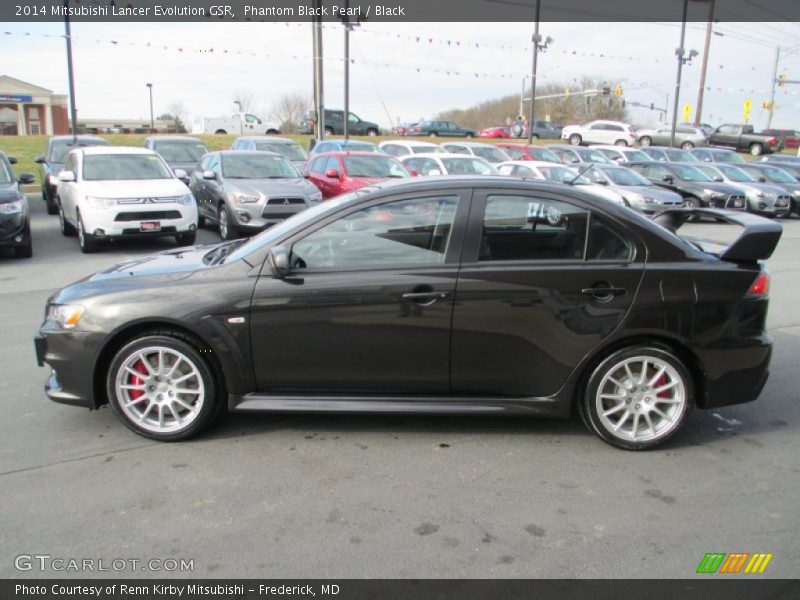  2014 Lancer Evolution GSR Phantom Black Pearl