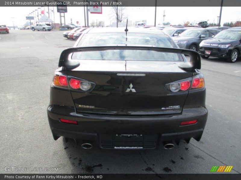 Phantom Black Pearl / Black 2014 Mitsubishi Lancer Evolution GSR