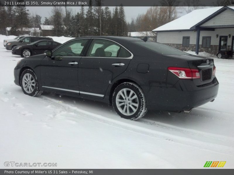 Smoky Granite Mica / Black 2011 Lexus ES 350