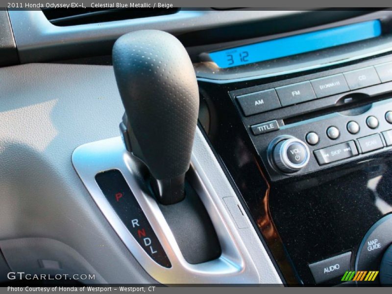Celestial Blue Metallic / Beige 2011 Honda Odyssey EX-L