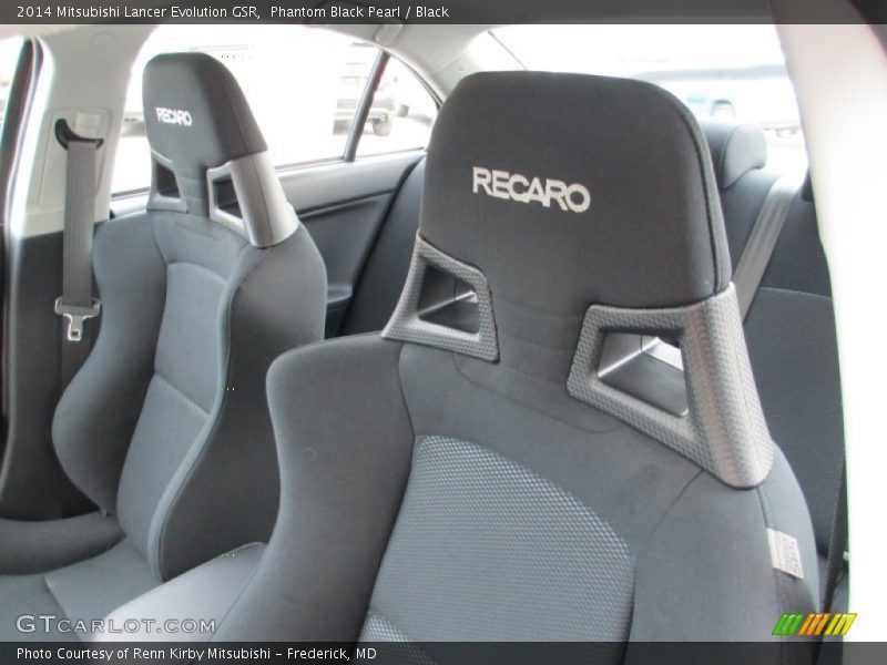 Phantom Black Pearl / Black 2014 Mitsubishi Lancer Evolution GSR