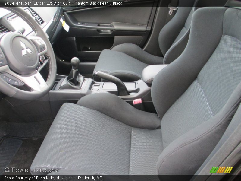  2014 Lancer Evolution GSR Black Interior