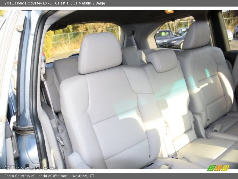 Celestial Blue Metallic / Beige 2011 Honda Odyssey EX-L
