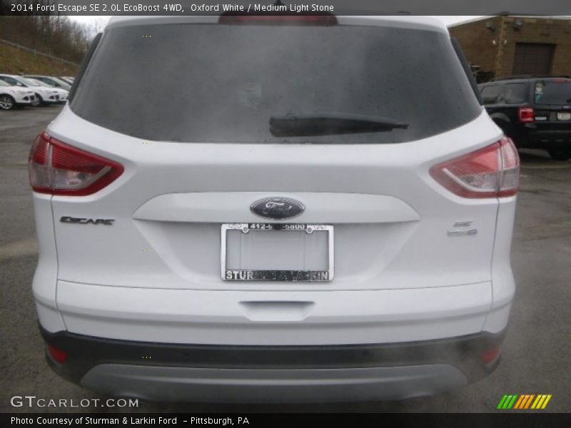 Oxford White / Medium Light Stone 2014 Ford Escape SE 2.0L EcoBoost 4WD