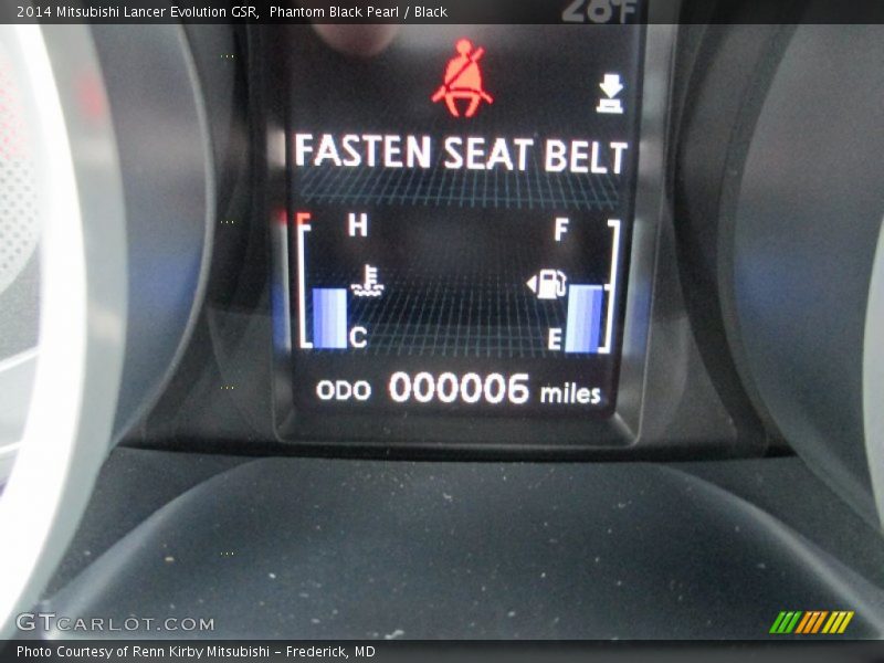 Phantom Black Pearl / Black 2014 Mitsubishi Lancer Evolution GSR