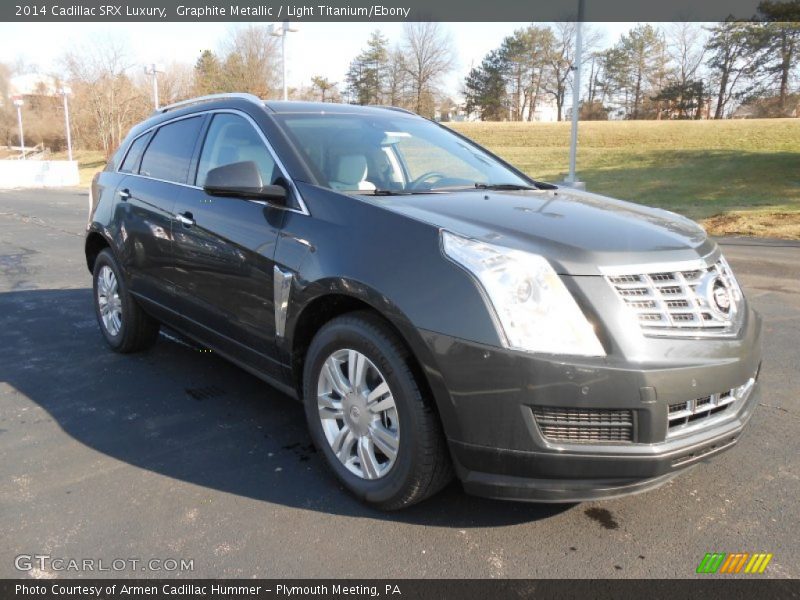 Graphite Metallic / Light Titanium/Ebony 2014 Cadillac SRX Luxury