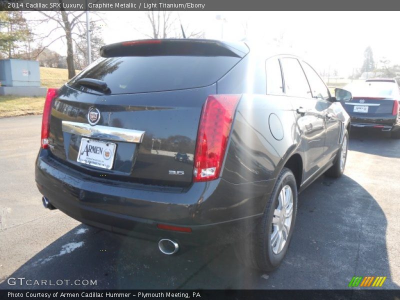 Graphite Metallic / Light Titanium/Ebony 2014 Cadillac SRX Luxury
