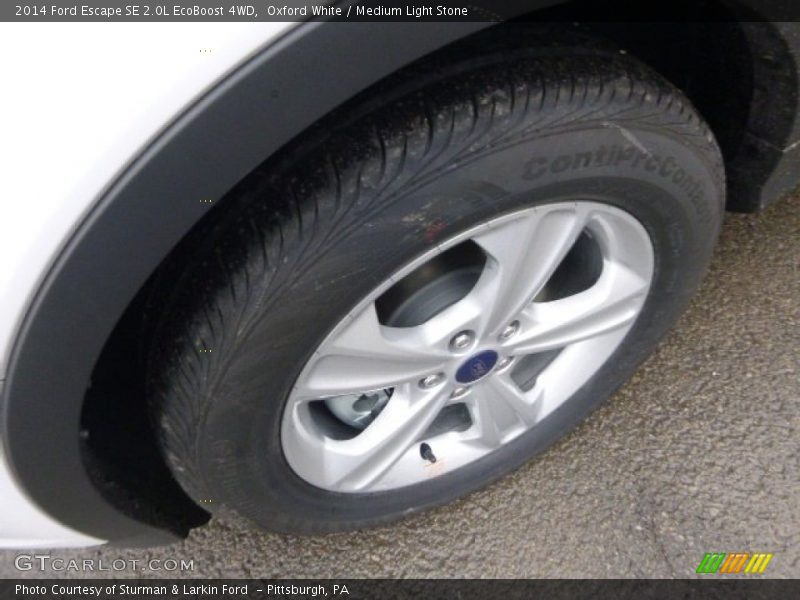 Oxford White / Medium Light Stone 2014 Ford Escape SE 2.0L EcoBoost 4WD