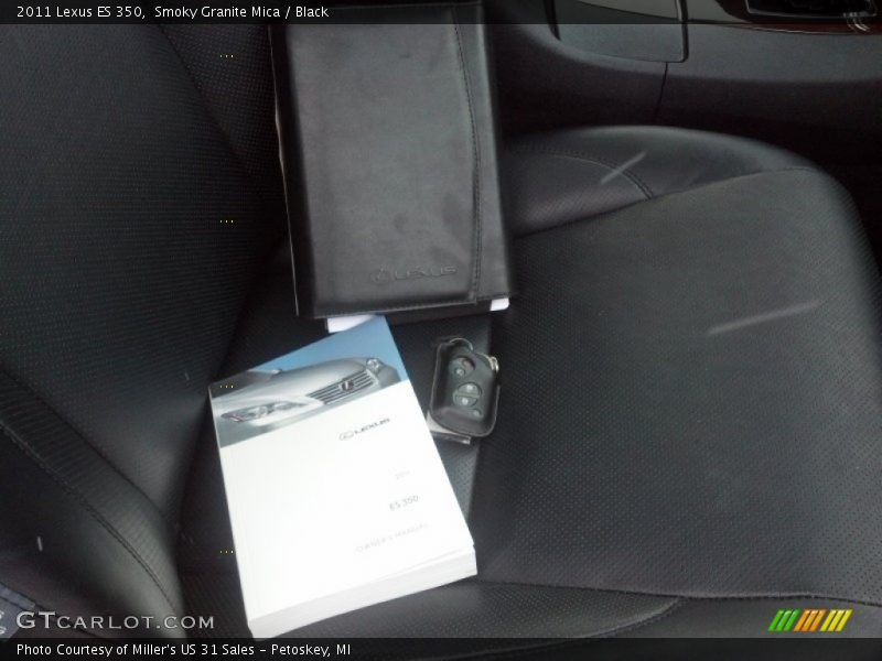 Smoky Granite Mica / Black 2011 Lexus ES 350
