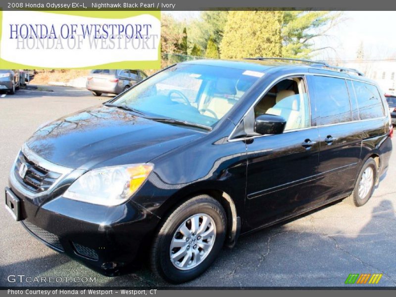 Nighthawk Black Pearl / Ivory 2008 Honda Odyssey EX-L