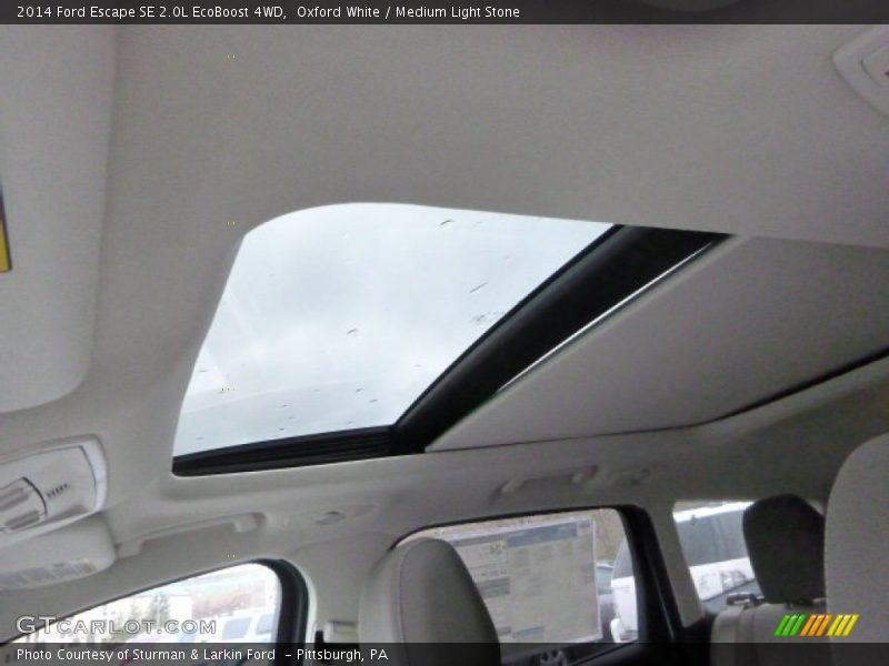 Oxford White / Medium Light Stone 2014 Ford Escape SE 2.0L EcoBoost 4WD