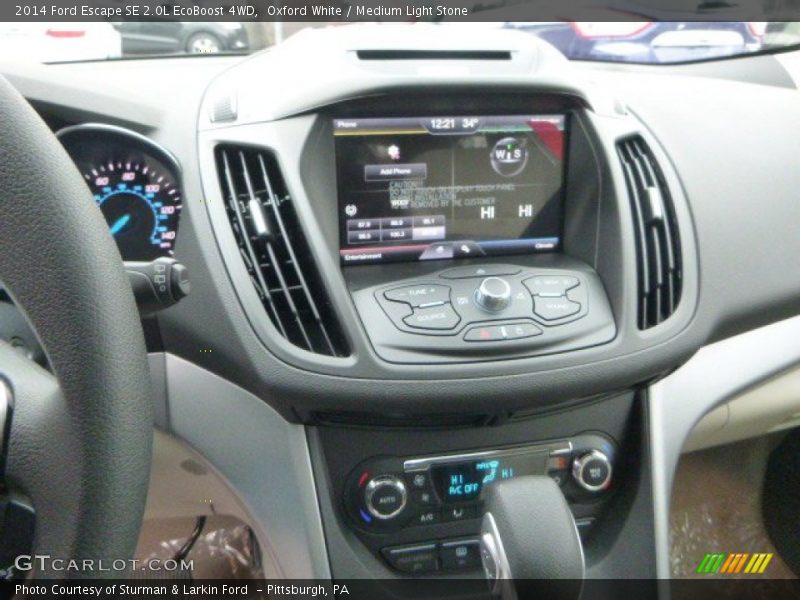 Oxford White / Medium Light Stone 2014 Ford Escape SE 2.0L EcoBoost 4WD
