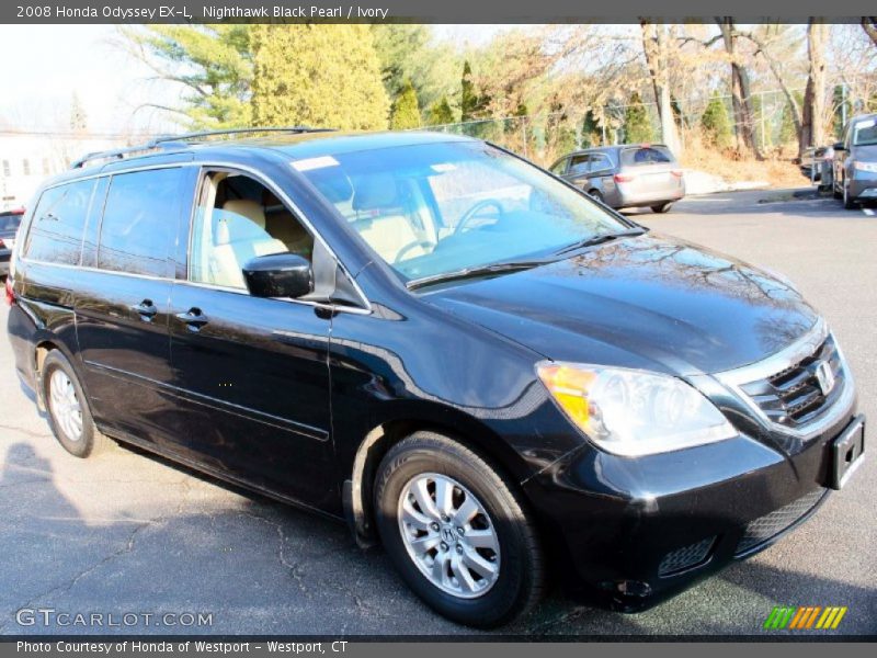 Nighthawk Black Pearl / Ivory 2008 Honda Odyssey EX-L