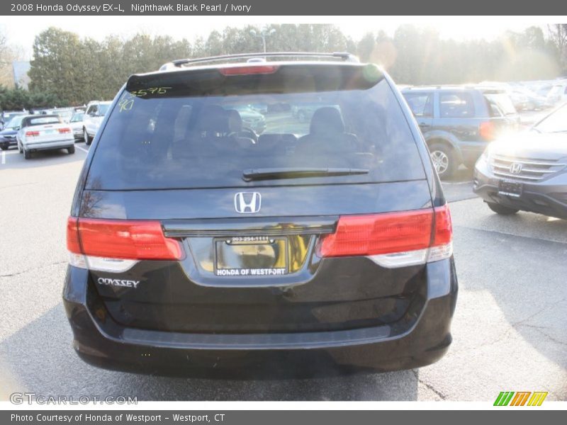 Nighthawk Black Pearl / Ivory 2008 Honda Odyssey EX-L