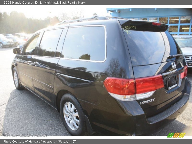 Nighthawk Black Pearl / Ivory 2008 Honda Odyssey EX-L
