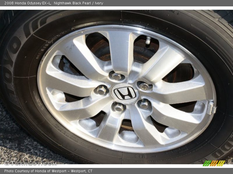 Nighthawk Black Pearl / Ivory 2008 Honda Odyssey EX-L