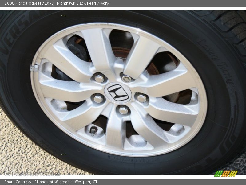 Nighthawk Black Pearl / Ivory 2008 Honda Odyssey EX-L
