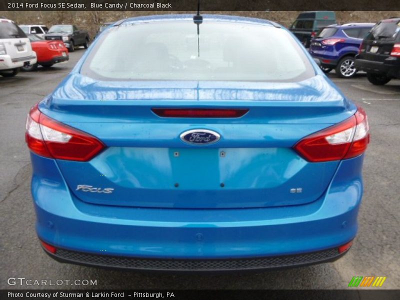 Blue Candy / Charcoal Black 2014 Ford Focus SE Sedan
