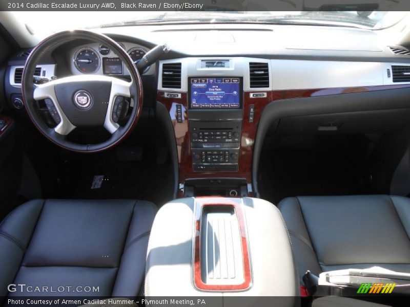 Black Raven / Ebony/Ebony 2014 Cadillac Escalade Luxury AWD