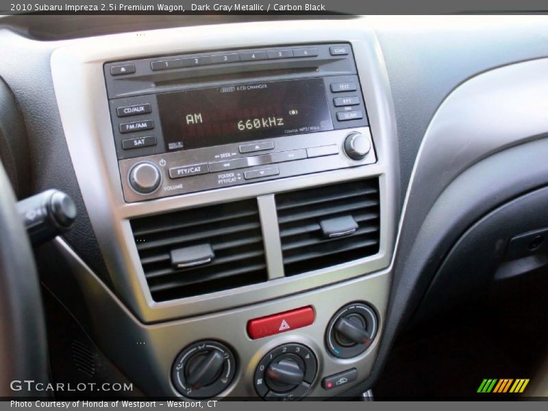 Dark Gray Metallic / Carbon Black 2010 Subaru Impreza 2.5i Premium Wagon