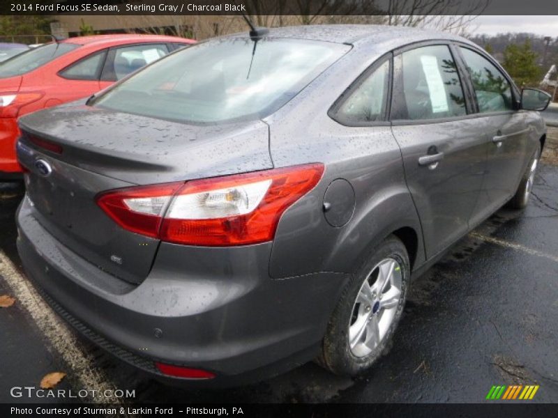 Sterling Gray / Charcoal Black 2014 Ford Focus SE Sedan