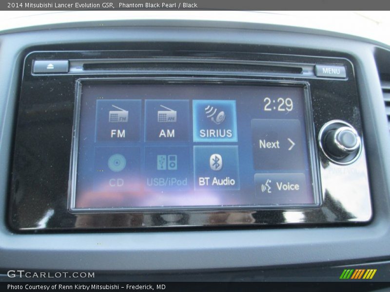 Phantom Black Pearl / Black 2014 Mitsubishi Lancer Evolution GSR