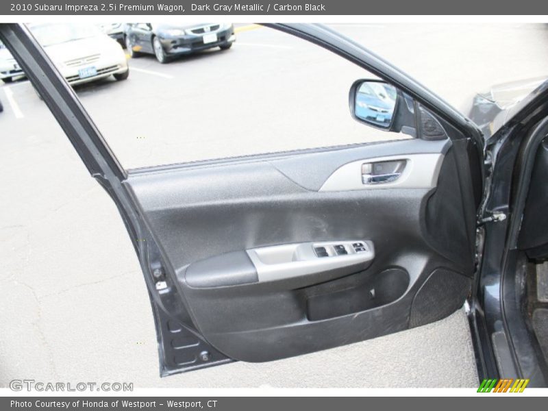 Dark Gray Metallic / Carbon Black 2010 Subaru Impreza 2.5i Premium Wagon