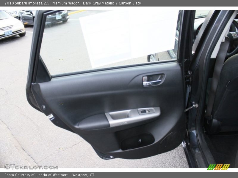 Dark Gray Metallic / Carbon Black 2010 Subaru Impreza 2.5i Premium Wagon