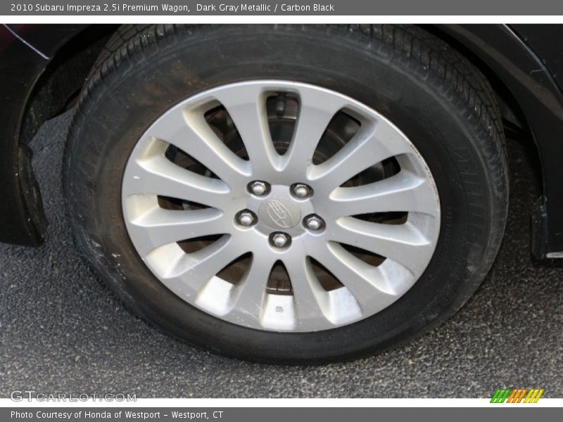 Dark Gray Metallic / Carbon Black 2010 Subaru Impreza 2.5i Premium Wagon
