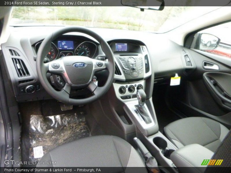 Sterling Gray / Charcoal Black 2014 Ford Focus SE Sedan