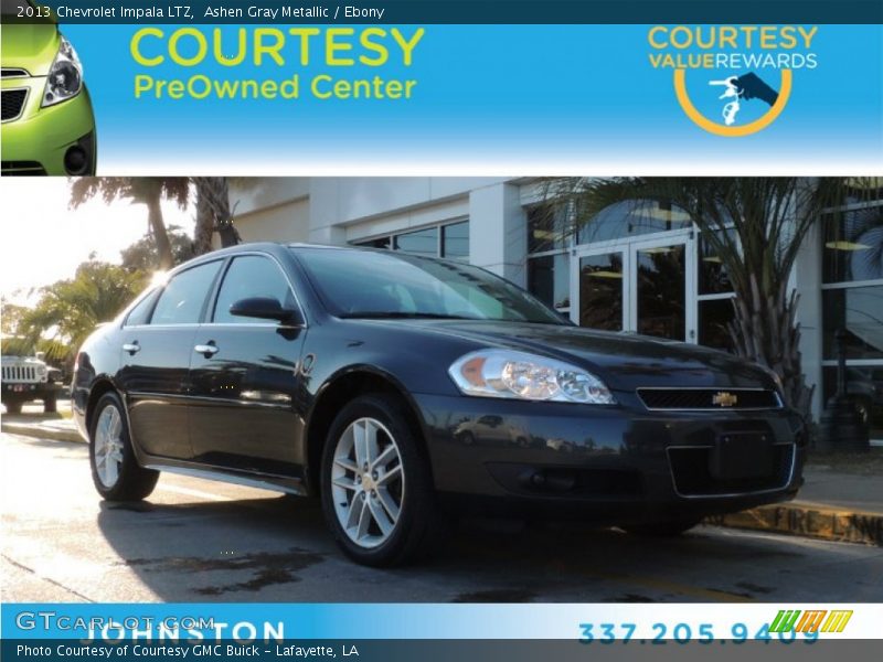 Ashen Gray Metallic / Ebony 2013 Chevrolet Impala LTZ