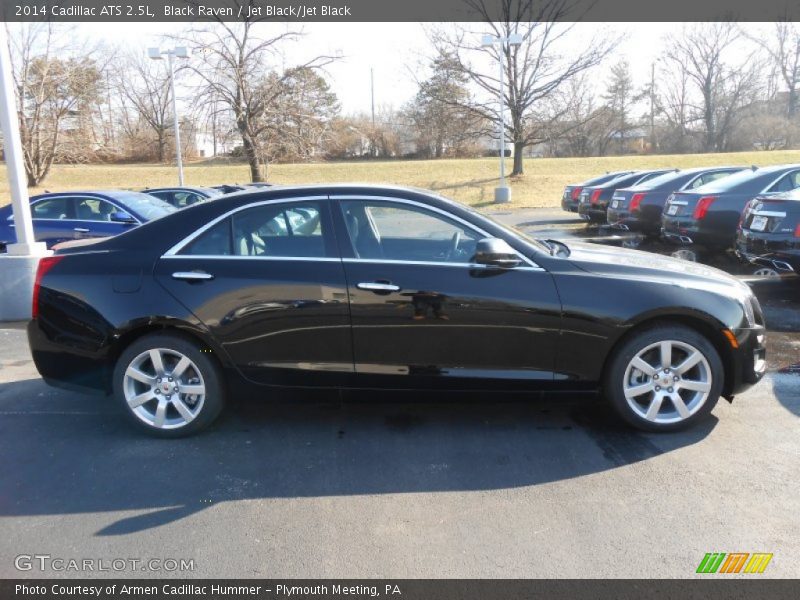 Black Raven / Jet Black/Jet Black 2014 Cadillac ATS 2.5L