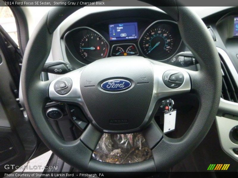 Sterling Gray / Charcoal Black 2014 Ford Focus SE Sedan