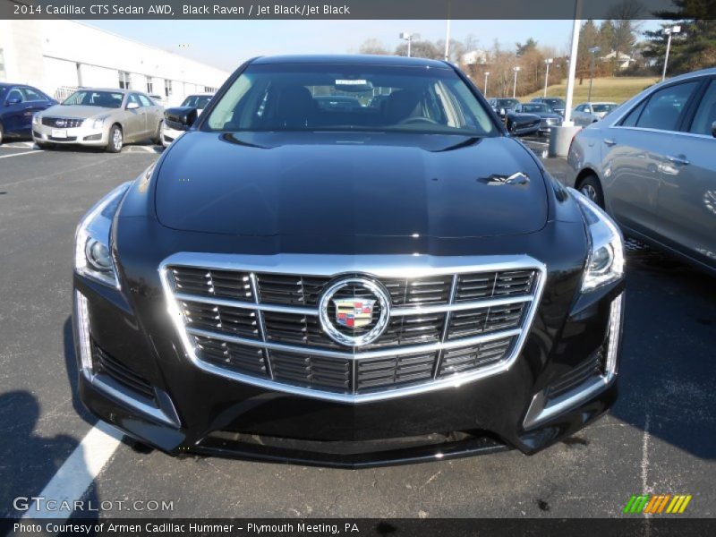 Black Raven / Jet Black/Jet Black 2014 Cadillac CTS Sedan AWD