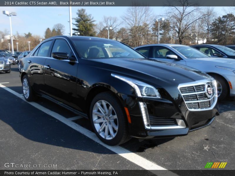 Black Raven / Jet Black/Jet Black 2014 Cadillac CTS Sedan AWD