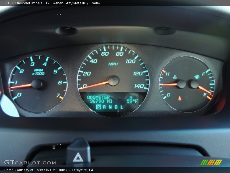 Ashen Gray Metallic / Ebony 2013 Chevrolet Impala LTZ