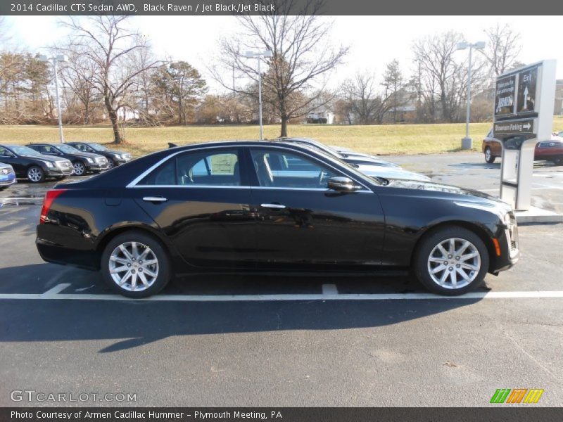 Black Raven / Jet Black/Jet Black 2014 Cadillac CTS Sedan AWD