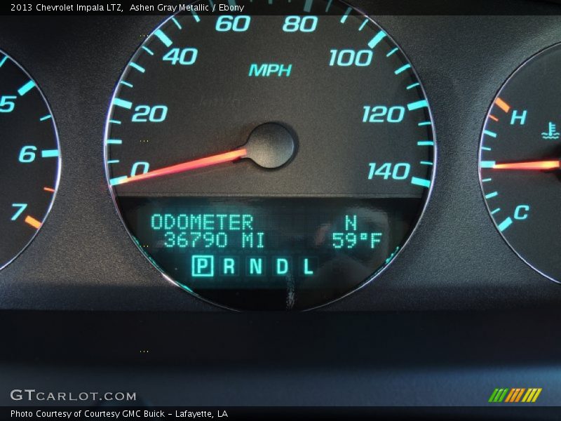 Ashen Gray Metallic / Ebony 2013 Chevrolet Impala LTZ
