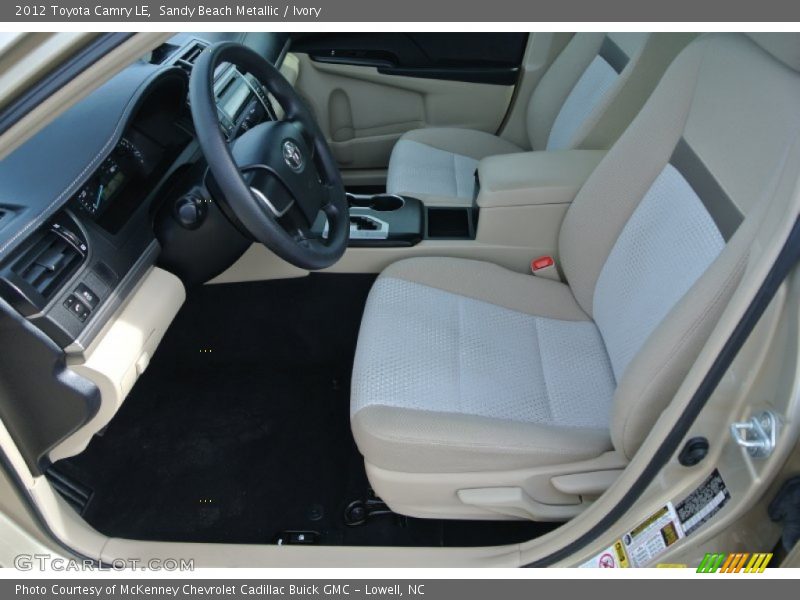 Sandy Beach Metallic / Ivory 2012 Toyota Camry LE