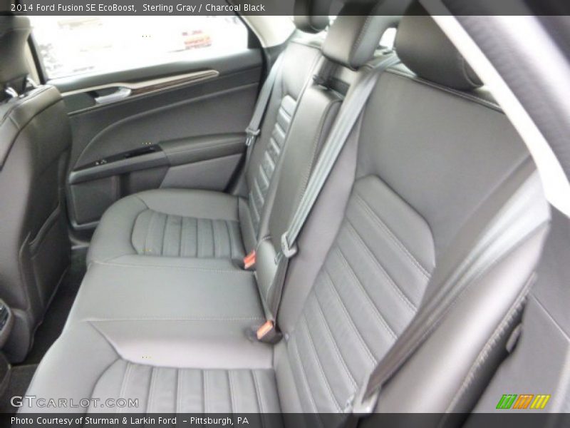 Sterling Gray / Charcoal Black 2014 Ford Fusion SE EcoBoost
