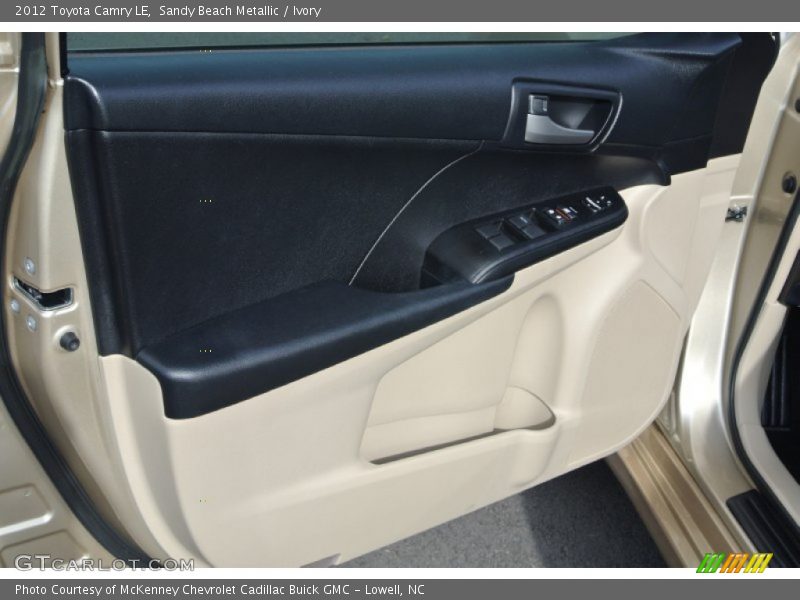 Sandy Beach Metallic / Ivory 2012 Toyota Camry LE